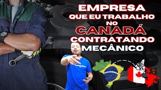 VLOG DIA DE CAMINHONEIRO NO CANADÁ  EMPRESA CONTRATA MECÂNICO URGENTE [upl. by Klingel]