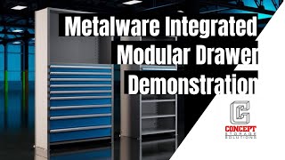 Metalware Modular Drawer Demonstration [upl. by Mariandi]