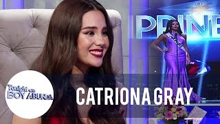 Catriona shares her opinion about Gazinis Miss Universe 2019 performance  TWBA [upl. by Adnylem131]