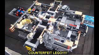 Lepin 05132 UCS Star Plan Chicken Hawk  Lego 75192 UCS Millennium Falcon it aint PART 1 [upl. by Winthorpe]