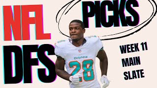 BEST NFL DFS Picks for EVERY Game Week 11 [upl. by Rose]