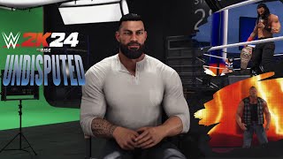 WWE2K24 MyRise Hollywood Roman Reigns All Cutscenes wwe wwe2k24 [upl. by Annaeerb]