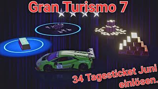 Ps5 Gran Turismo 7 34 Tagesticket Juni 2024 einlösen in 4K60fps [upl. by Yeltihw]