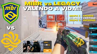 MIBR vs LEGACY Jogo Completo PGL CS2 Major Copenhagen 2024 Americas RMR [upl. by Larimore]