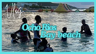 SUMMER  beach vlog Ocho Rios Bay Beach summer2024 RcaFastPrint nessasversatilelife1535 [upl. by Parthena]