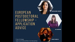 Webinar European Postdoctoral Fellowship  Application Advice I MSCAIF2020 [upl. by Raybourne]