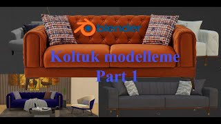 Blender ile koltuk modellemePart 1 [upl. by Ennoid36]