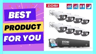 ZOSI 4K 8CH POE Video Surveillance System Starlight Night [upl. by Dodds]