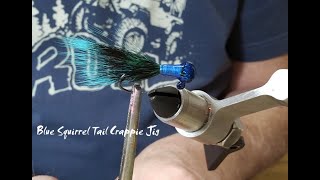 Blue Squirrel Tail Crappie Jig [upl. by Granger]