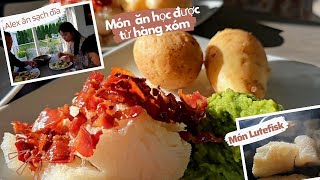 Lutefisk món ăn của ngươi Na Uy lần đầu Huyền nấu [upl. by Aicelaf]