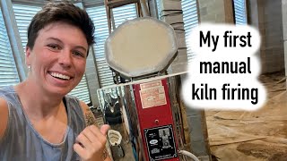 How to Bisque Fire a Manual Kiln  Evenheat 4320 Kiln [upl. by Sarajane973]