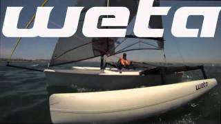 WETA TRIMARAN SAILING IN SAN DIEGO [upl. by Lleryd928]