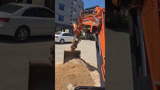 배관공사 유튜브 바가지소리tv 1분공사 굴삭기 미니굴삭기 포크레인 미니포크레인 excavator miniexcavator hitachi 철거 shorts [upl. by Abbot]