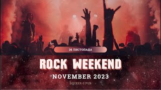 Rock Weekend November 2023 [upl. by Theran]