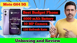 Moto G64 5G Unboxing First Impression amp Review 🔥  Moto G64 5G Price spec amp Many More [upl. by Eedahs594]