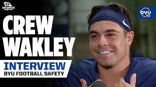 Crew Wakley gets emotional over the opportunity to carry on his familys BYU Football legacy [upl. by Hinkel]