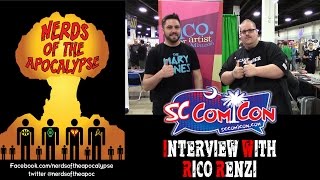 SC Comic Con 2015 Rico Renzi Interview [upl. by Orgel]