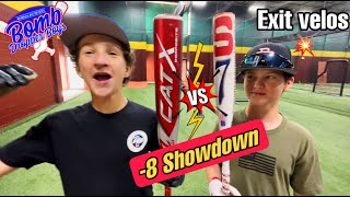 8 Showdown  MARUCCI CatX vs Dirty South Bats SWAG S7  USSSA baseball bat review [upl. by Bergren]