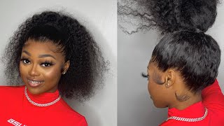 360 WIG INSTALL 😱  How To Glue The Back Of Your Lace 🔥  WowAfrican Hair [upl. by Maurey]