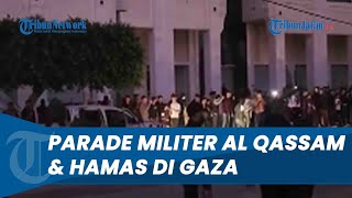 Al Qassam amp Hamas seusai Pembebasan Sandera Lakukan Parade Militer di Gaza [upl. by Shanna]