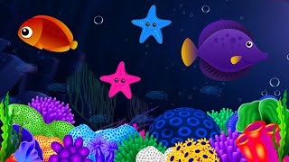 Bedtime Lullabies and Calming Undersea Animation Baby Lullaby [upl. by Nylesaj]