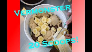 20 Scoops of Ben amp Jerrys The Vermonster [upl. by Hasheem]