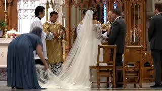 Solemn High Nuptial Latin Mass  June 22 2019  Cathedral Basilica of the Sacred Heart  Newark NJ [upl. by Miller]