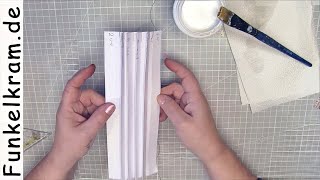 JunkJournal Tutorial Steckbindung ohne Nähen [upl. by Aneerahs]