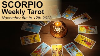 SCORPIO WEEKLY TAROT READING quotFIRST SIGNS OF SUCCESS SCORPIOquot November 6th to 12th 2023 tarot [upl. by Hardden]