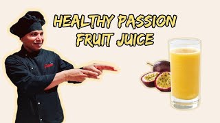 How to make passion fruit  suco de maracujá juice [upl. by Krauss]