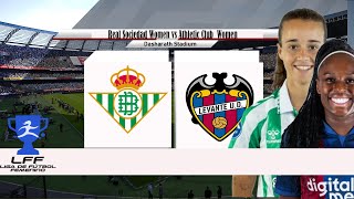 ⚽ Real Betis Women vs Levante Women ⚽  Liga de Futbol Femenino 11172024  PES 2024 [upl. by Oballa882]