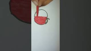 how to draw colourful apple artjoin me in this easy and fun apple drawing totorial [upl. by Atiner]