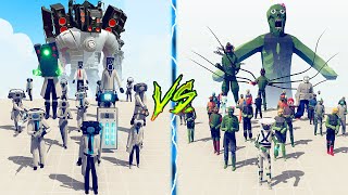 ZOMBIE TEAM vs SCIENTIST SPEAKERMAN TEAM  Totally Accurate Battle Simulator TABS [upl. by Bautista522]