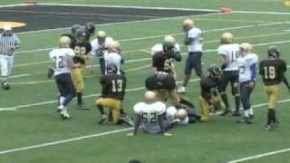 2009 Matt Garvey Freshman Year Football Highlight Film Recru [upl. by Eibrab]