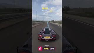 Koenigsegg Agera RS TOP Speed 440 KMH shorts [upl. by Gherardo]