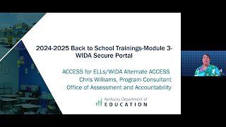 WIDA ACCESS  Module 3 [upl. by Enegue412]