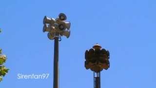 Federal Signal 2T22 and ATI Siren in AttackWail  Kechi KS [upl. by Cherice]