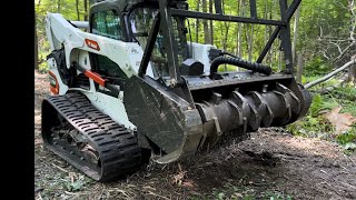 Bobcat T770 Forestry mulching use explained amp year later resultsreview [upl. by Nievelt]