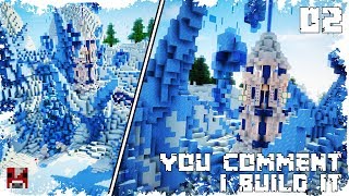 Minecraft Timelapse  SNOW BASE  02  WORLD DOWNLOAD [upl. by Nosa559]