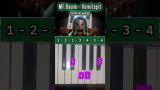 MF DOOM  Vomitspit tutorial piano [upl. by Lane793]