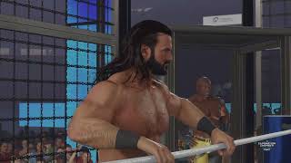 WWE 2K23 Elimination Chamber Perth Mens Match for the World Heavyweight Championship Opportunity [upl. by Aneelehs195]