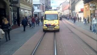 ZAGREB TRAM  Linie 1 Zapadni kolodvor  Borongaj Teil 12 [upl. by Landsman]