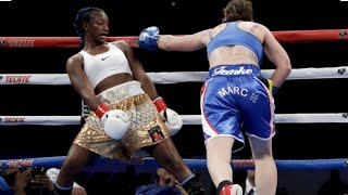 CLARESSA SHIELDS VS FEMKE HERMANS FULL FIGHT HBO SIGN OFF SHOW [upl. by Aniuqahs]