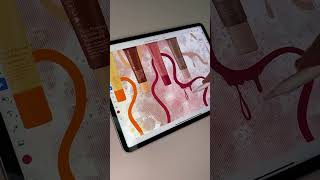 procreate drawingtablet art tablet illustration drawing shorts fyp viralvideo [upl. by Nunnery]