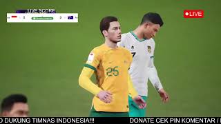 Efootball Australia vs Indonesia [upl. by Akinas670]