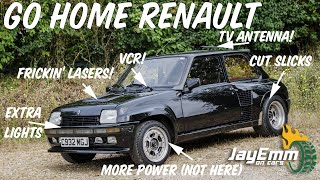 This Incredible 1980s Renault 5 Turbo 2 Show Car Has a VCR Inside AND LASERS Seriously [upl. by Mellen]