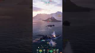 I love pushing with the VLADIVOSTOK  World of Warships shorts worldofwarships [upl. by Moriarty550]