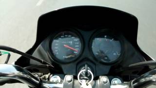 Honda CB shine 125cc top speed135kmhr [upl. by Debo]