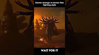 Doctor Strange Vs Doctor Fate fighting style 🔥 Wait for End 🔥shorts marvel shortsfeed [upl. by Anetta]