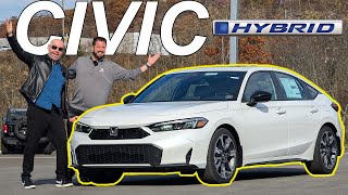 Test Driving the 2025 Honda Civic Hybrid Hatchback Sport Touring Features and Performance [upl. by Jaymie222]